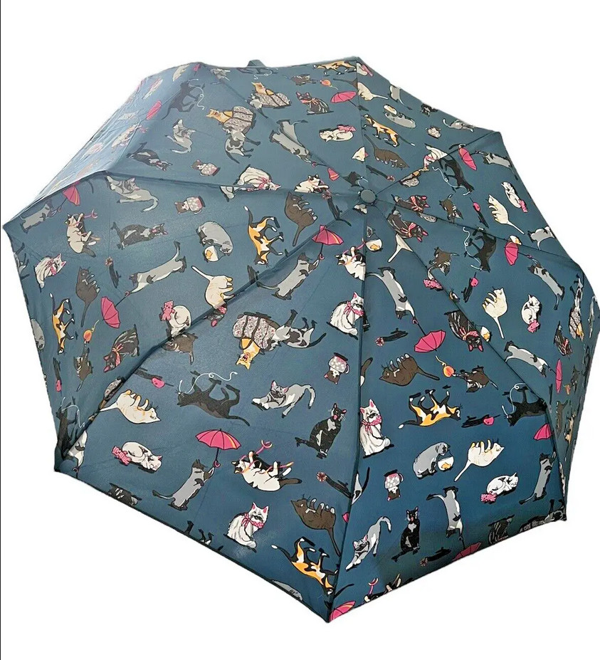 CAT'S MEOW Umbrella Auto Open Close NWT Vera Bradley