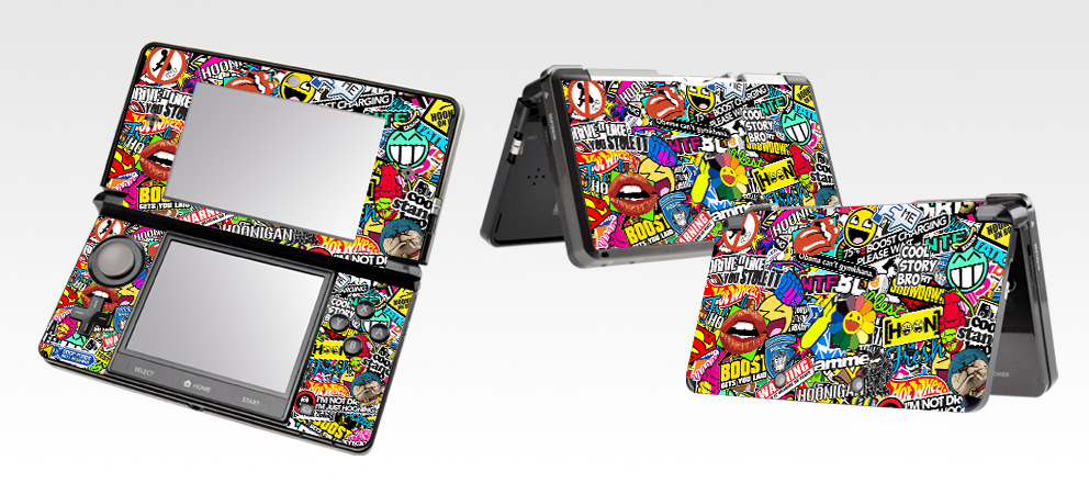 Bombing N262 Vinyl Decal Skin Sticker Cover Protector for Nintendo 3DS