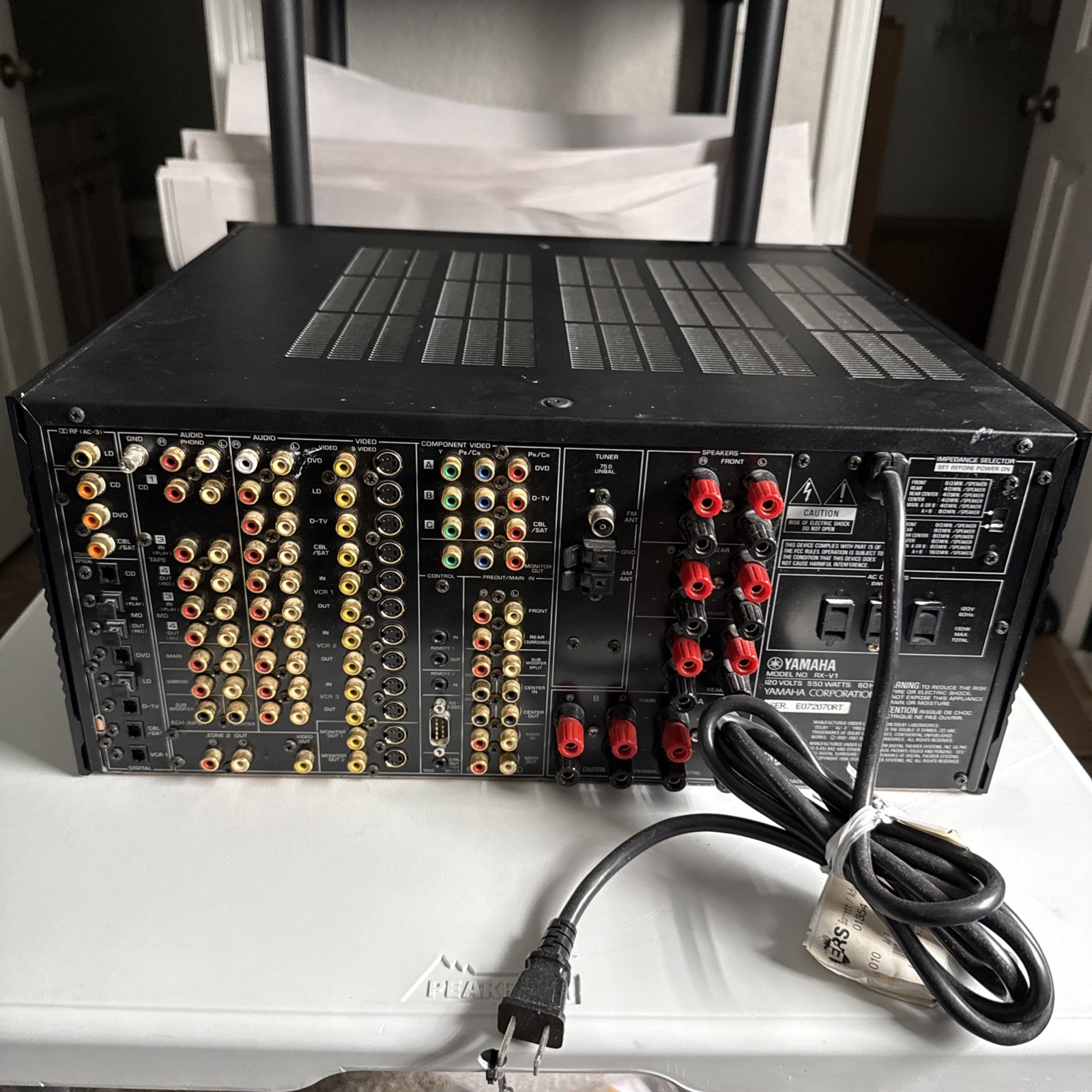 Yamaha RX-V1 Flagship AV Receiver Fully Functional