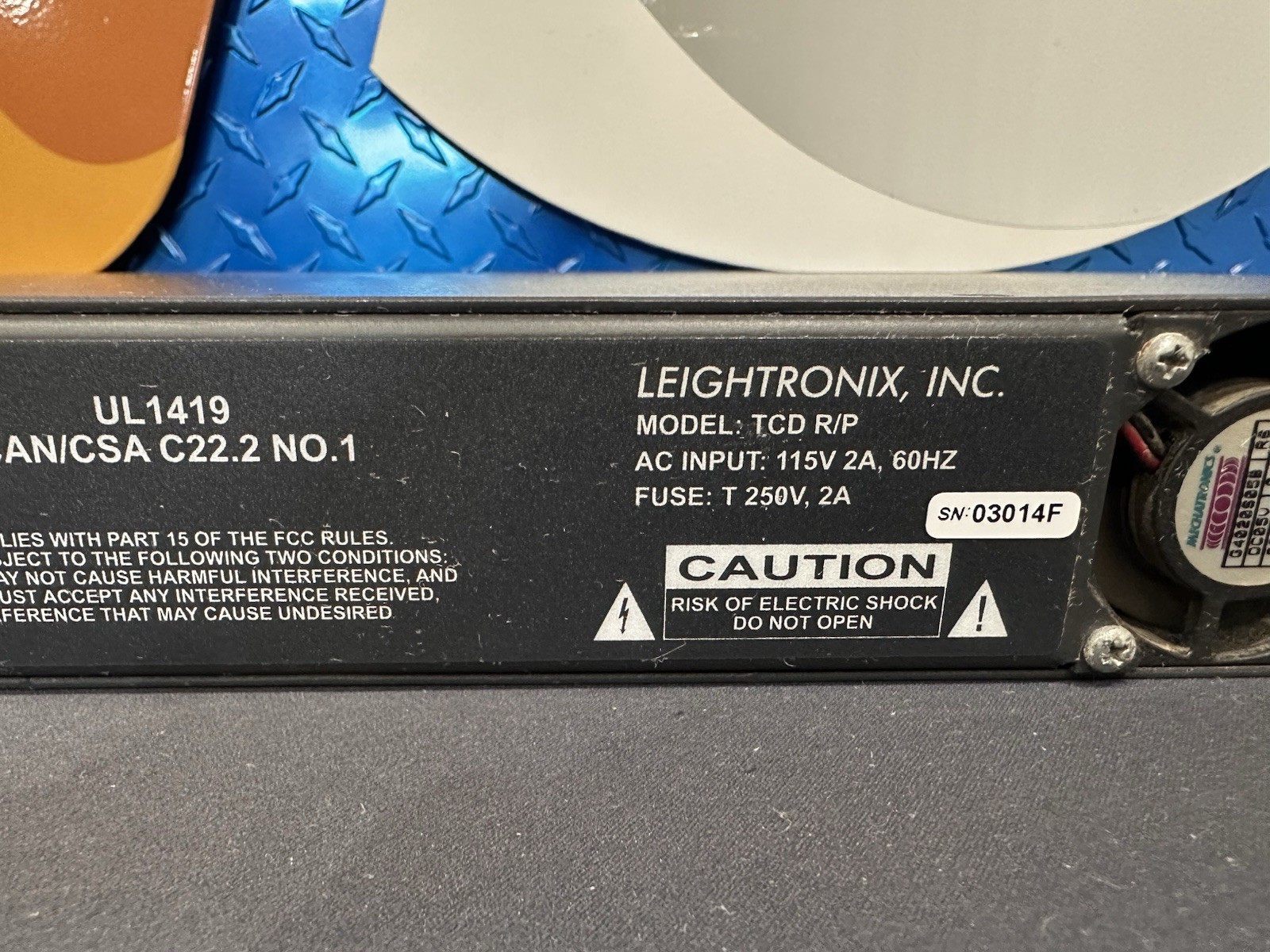 LEIGHTRONIX TCD R/P Plus-Bus Enabled MPEG Recorder / Player