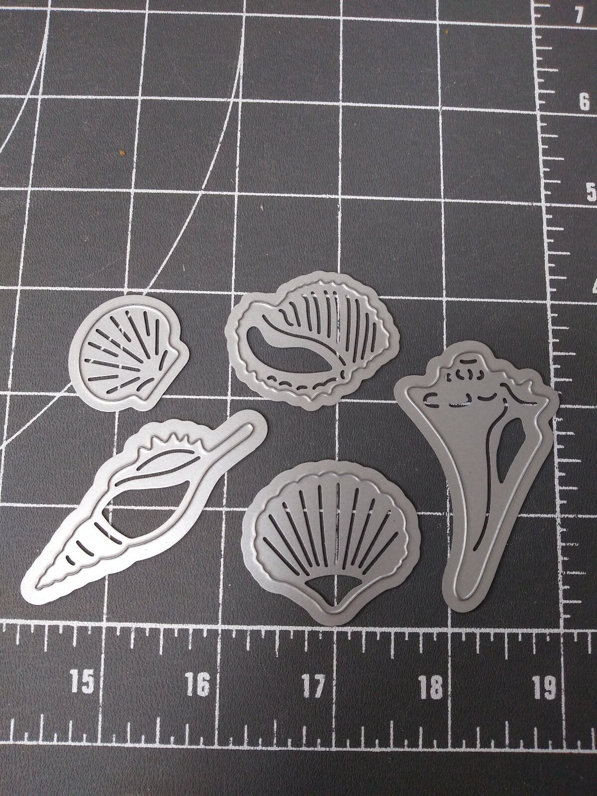 Universal Die Cut Tool Thin Metal emboss Beach Shell Conch Vacation Ocean Luau