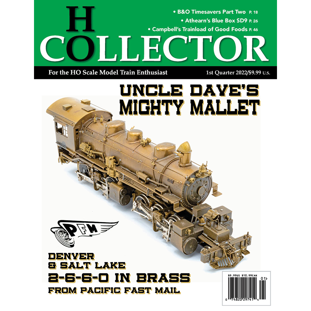 HO COLLECTOR - 1st Qtr, 2022 - (68 pages, BRAND NEW magazine)