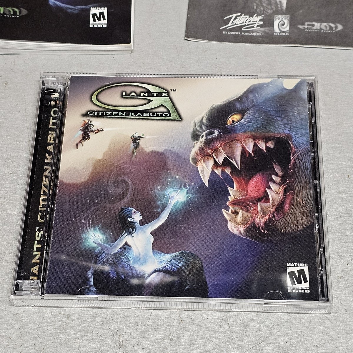 Giants Citizen Kabuto PC Game CD w Manual & Reference Card Eidos Interactive