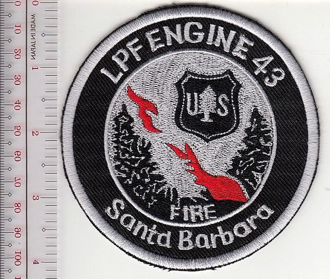 Hot Shot Wildland Fire Crew USFS California Engine 43 Los Padres NO TARIFF