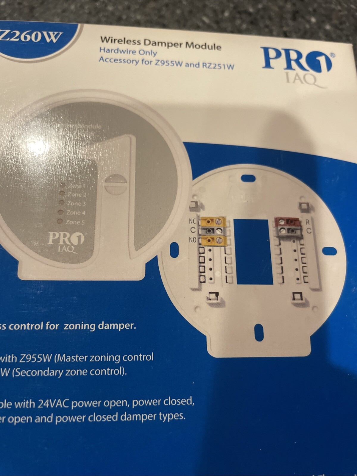New in box Pro1 Z260W Wireless Damper module