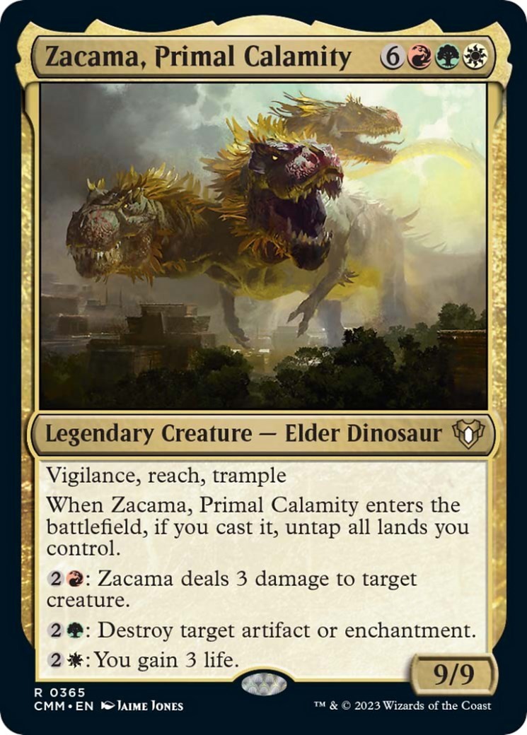 Zacama, Primal Calamity #365 (NM) Commander Masters (CMM) MTG