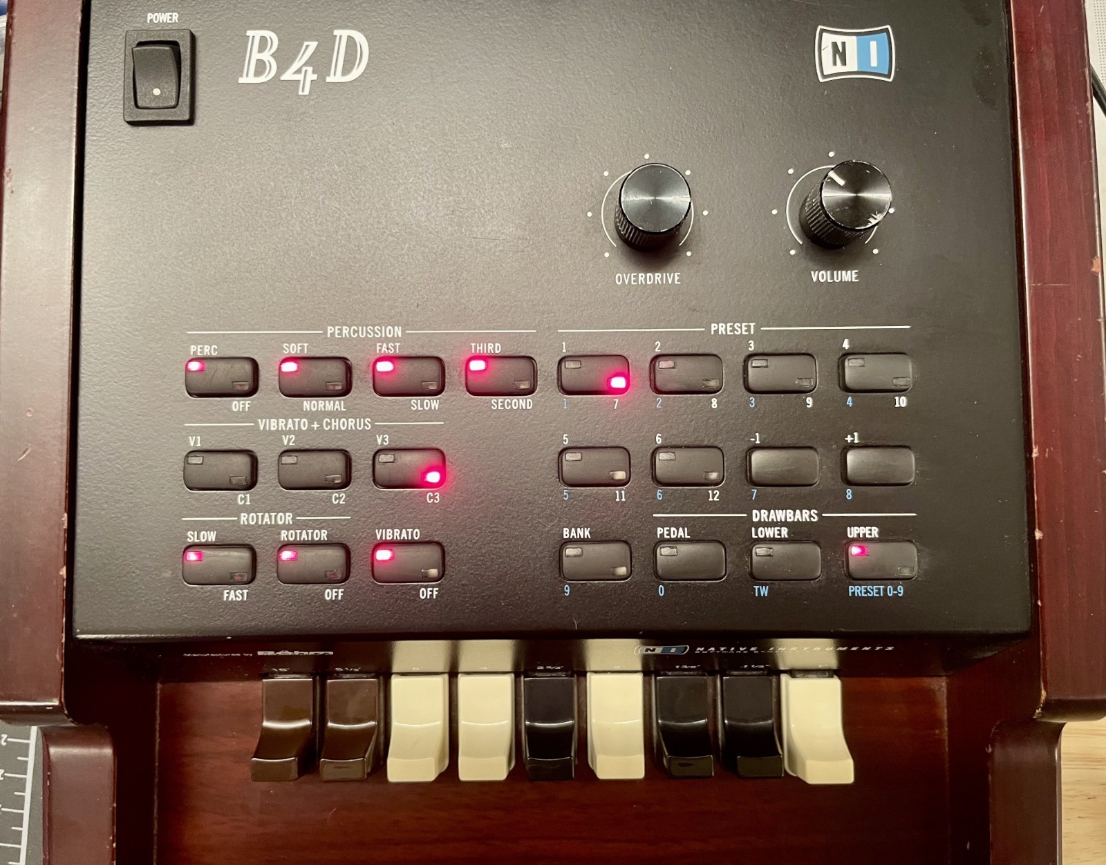 Native Instruments B4D Drawbar MIDI Controller (Böhm)