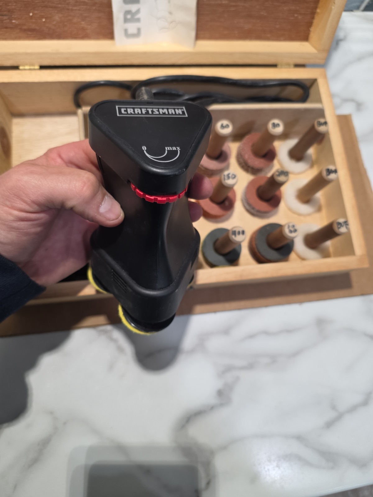 Craftsman 3-D Handheld Sander Variable Speed Tested-Works With Extras