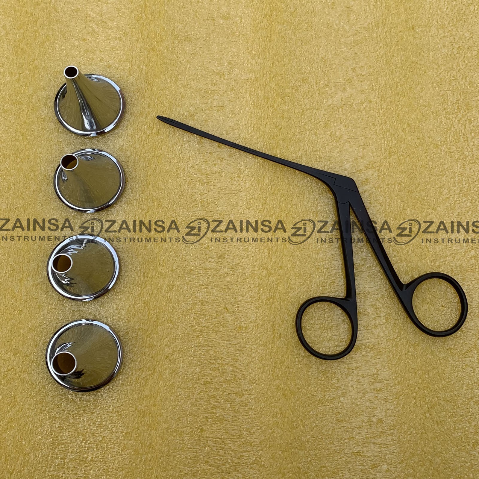 4pc Set Hartmann Ear Speculum Micro Alligator 3" ENT Surgical Nasal Instruments