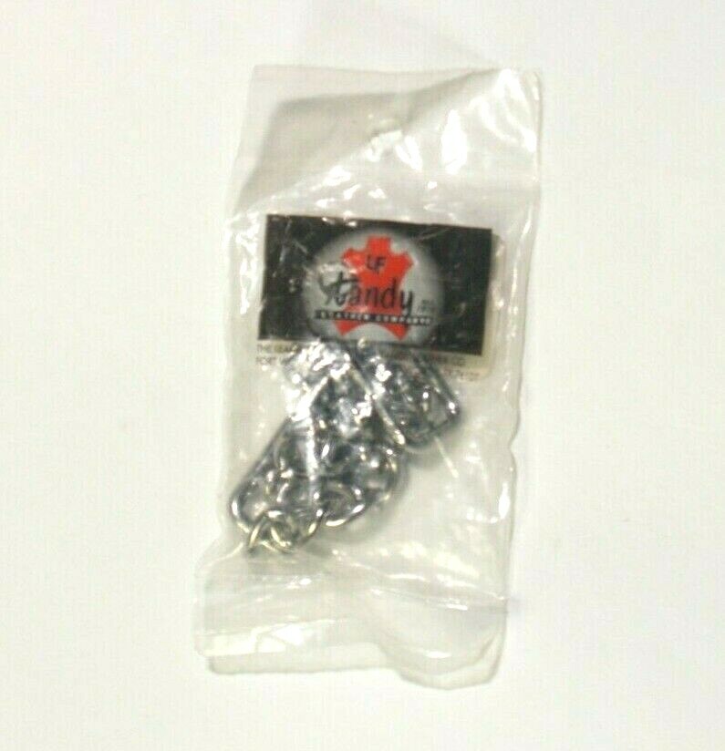 Tandy Curb Chain Square end Nickle Plate 2.5mm x 4in cat#1108-00  - US Seller
