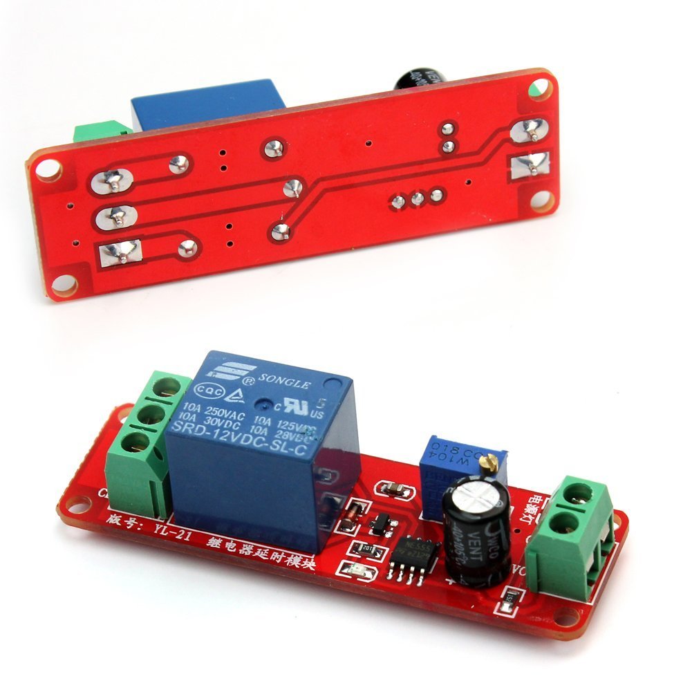 DC 12V Delay relay shield NE555 Timer Switch Adjustable Module 0 to 10 Second