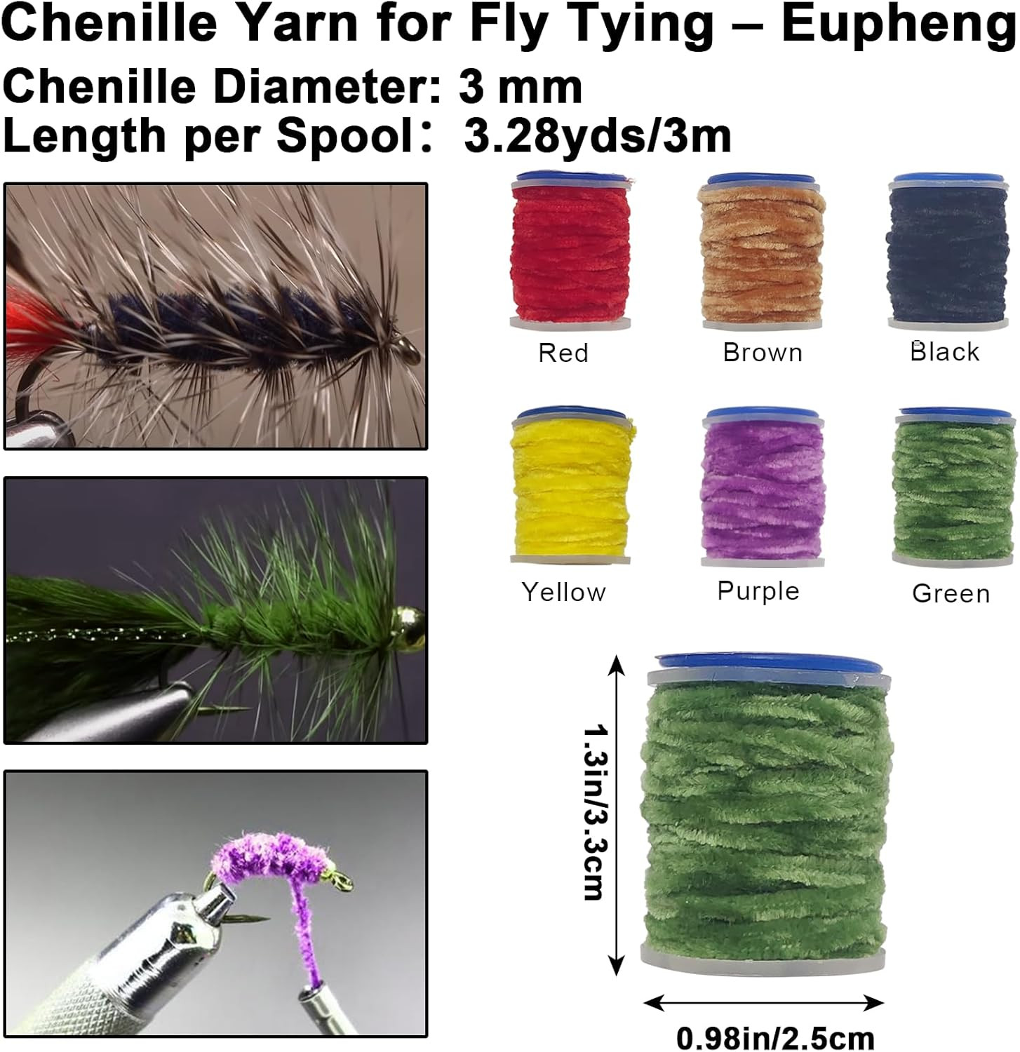 Fly Tying Material Kit for Beginners & Advanced • Primetie Fiberbox • Realistic
