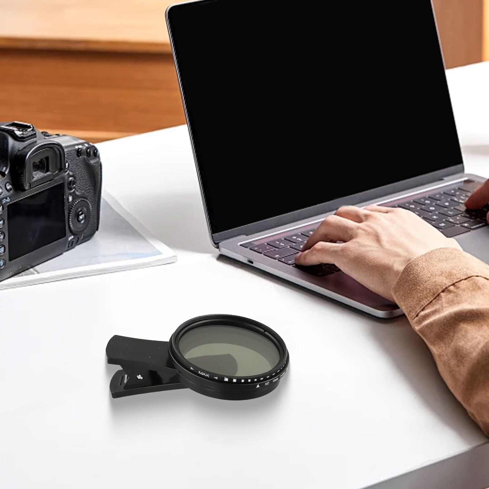 Portable 52mm Polarizing Filter Holder Designed for iPhone For Android Users