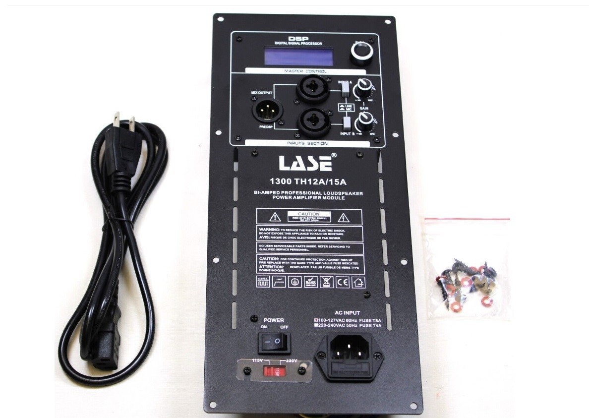 LASE Amplifier Intended For Mackie Thump 1300W 12A/ 15A w/ DSP
