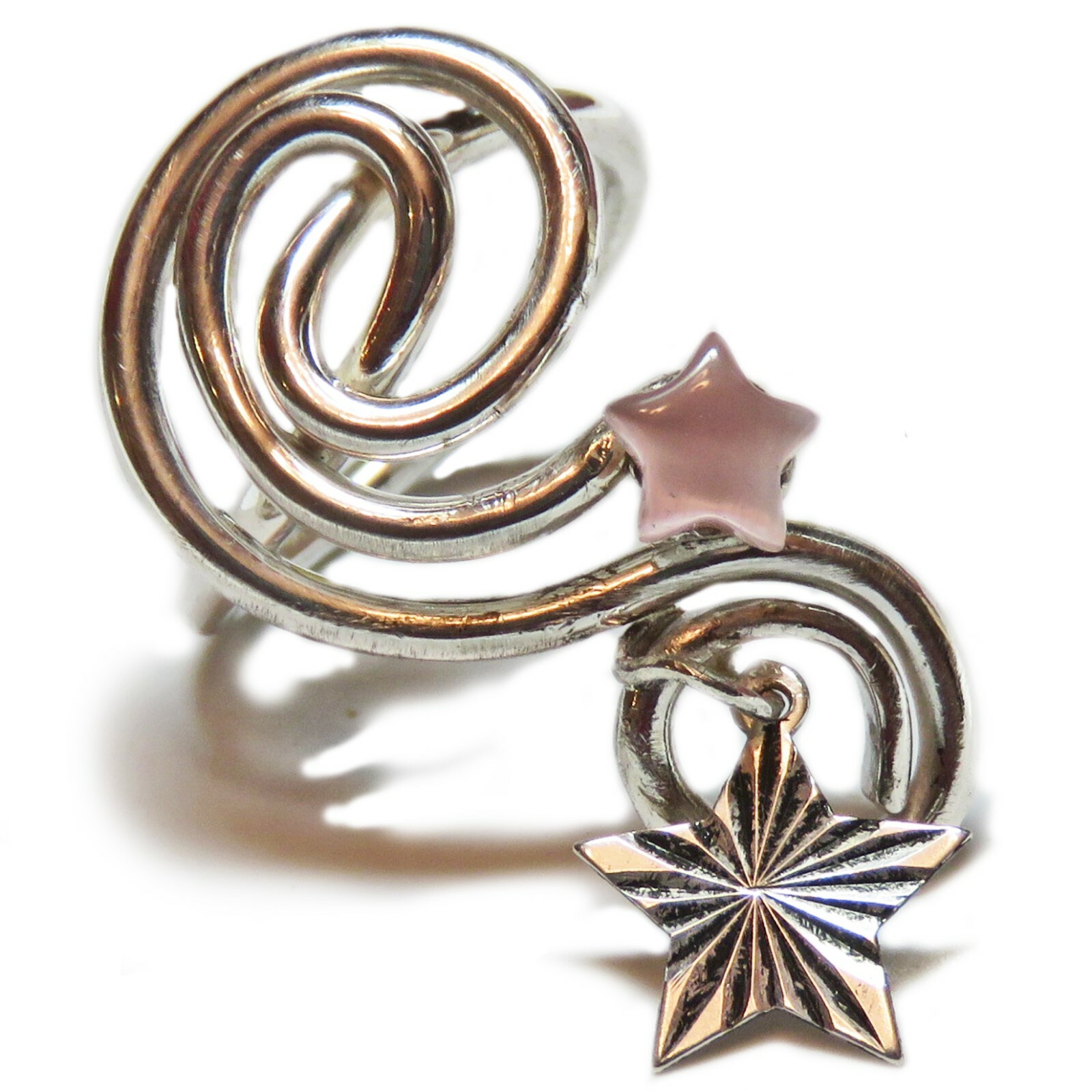Reclaimed Treasures--Unique Sterling Silver Hand Crafted Wire Ring By SoniaMcD
