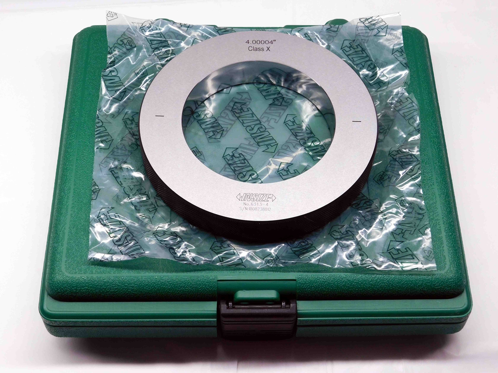 INSIZE 4" CLASS X MASTER PLAIN BORE SETTING RING GAGE ONSIZE 4.0 101.6mm 4.0000