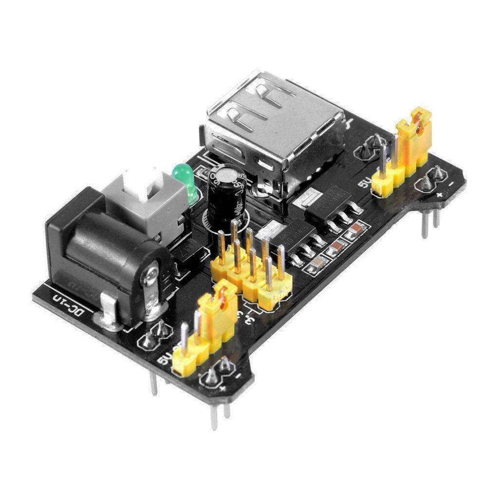 Breadboard Power Supply Module 3.3V / 5V For MB-102 & Solderless Breadboards