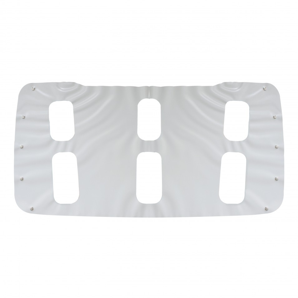 White Vinyl Grille Front Winter Guard f/ 2008-2017 Freightliner Cascadia