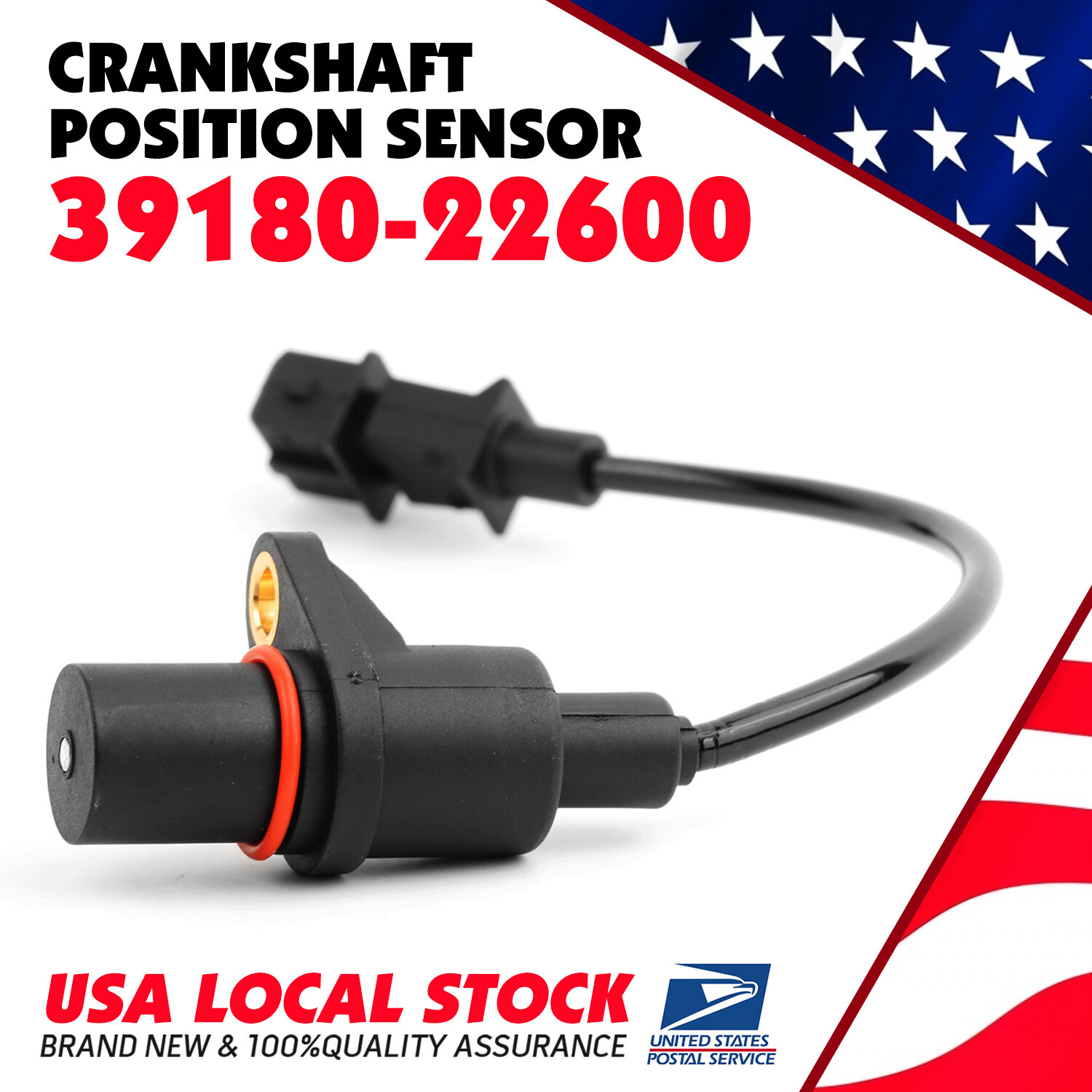 Crankshaft Position Sensor Fits For 2006-2011 Kia Rio 39180-22600 OEM US