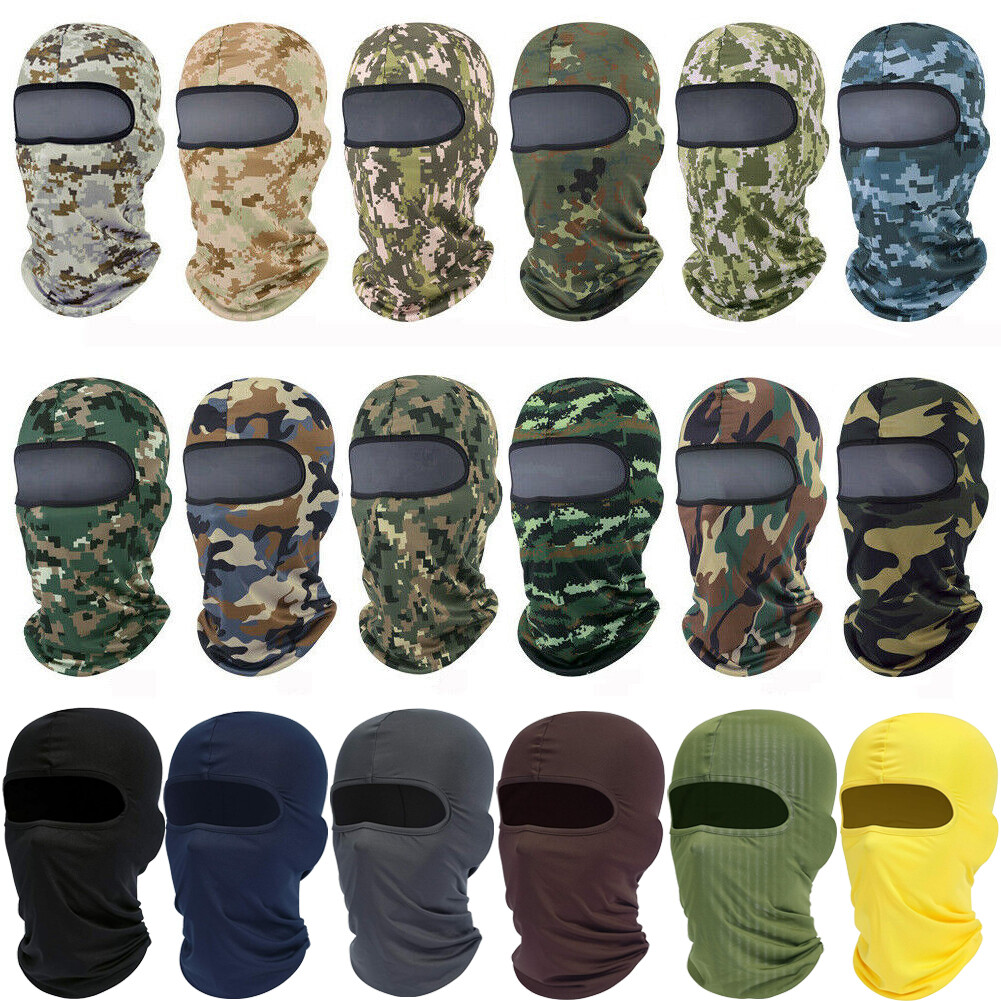 Military Balaclava Face Mask Bandana Tactical Disguise Head Cover for Men Women