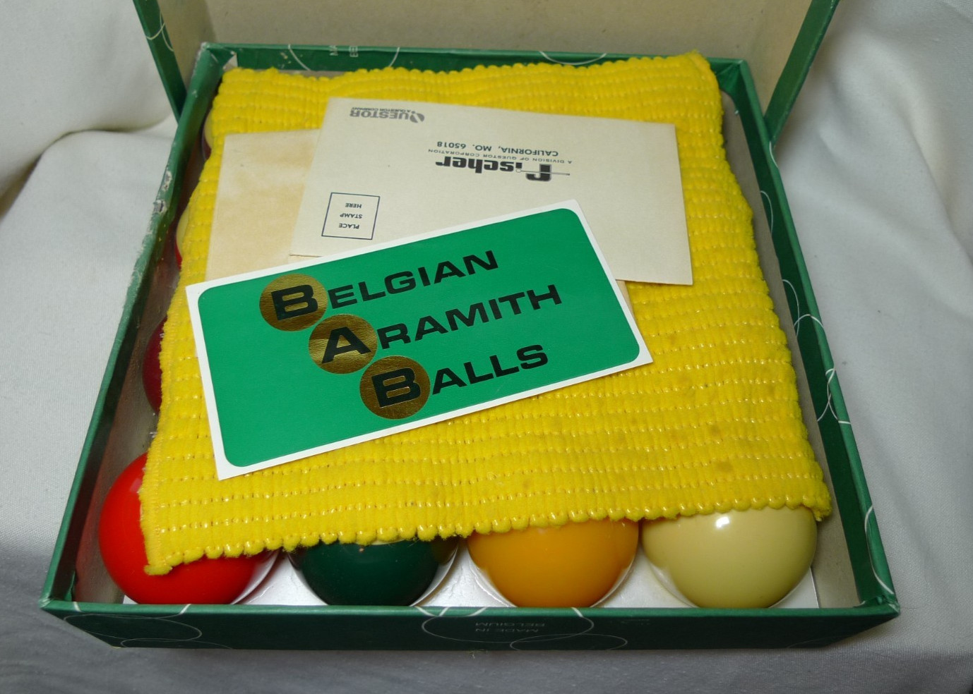 Vintage Belgian Aramith Billard Balls Phenolic Resin NIB - 2 1/4 in. Set of 16