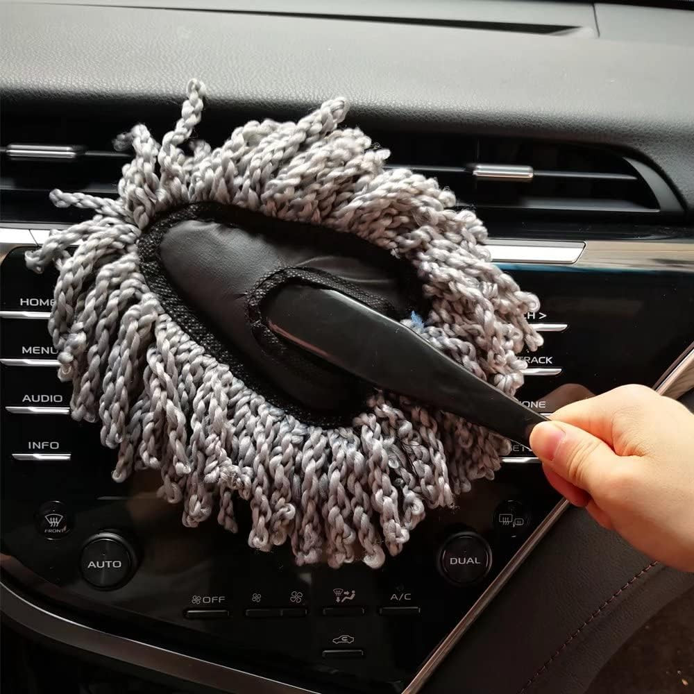 3 Pack Microfiber Car Duster Exterior Interior Cleaning Brush Extendable Handle