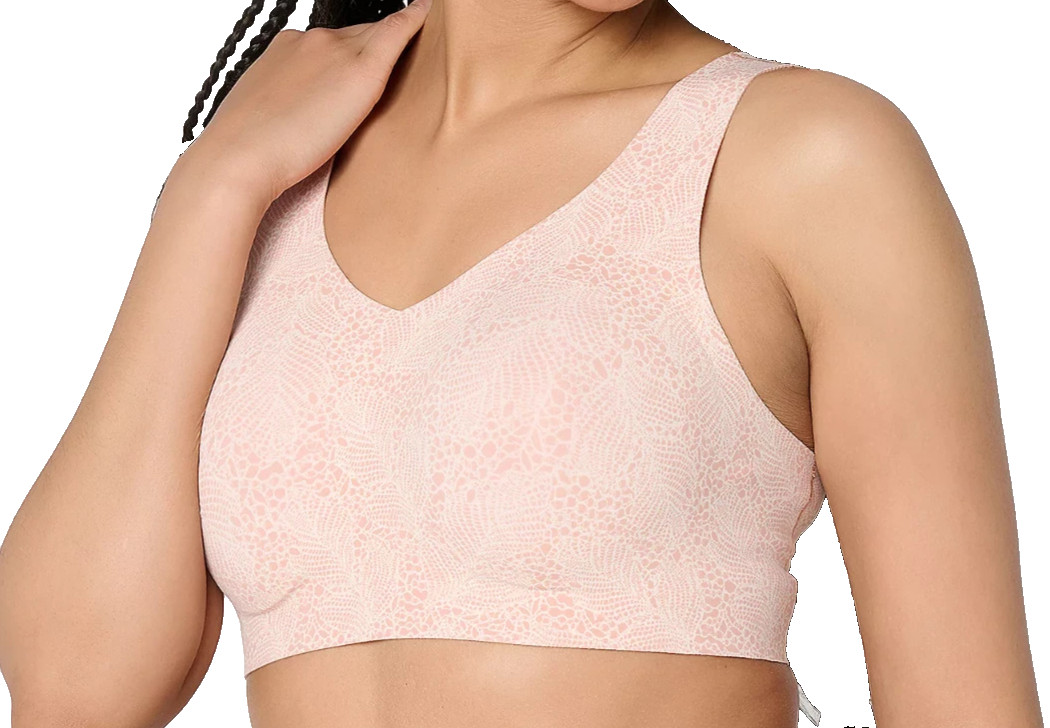 Evelyn & Bobbie~Ultra Lift Defy Seamless Wirefree Bra~Small~Salt Lace~A587086