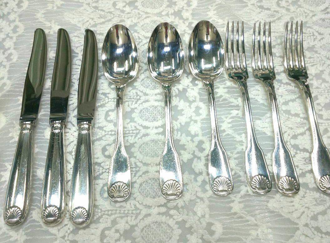 Christofle Cutlery Vendome Arcancia made in  FRANCE Knife fork spoon kitchen