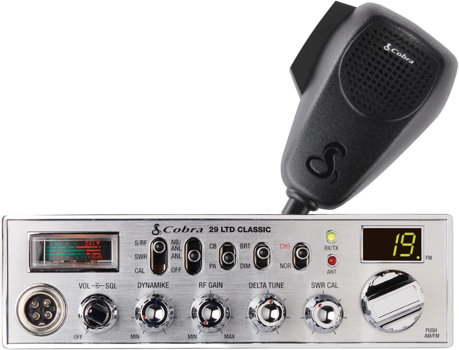Cobra 29 LTD Classic AM/FM CB Radio 40-Channel 4-Watt Emergency