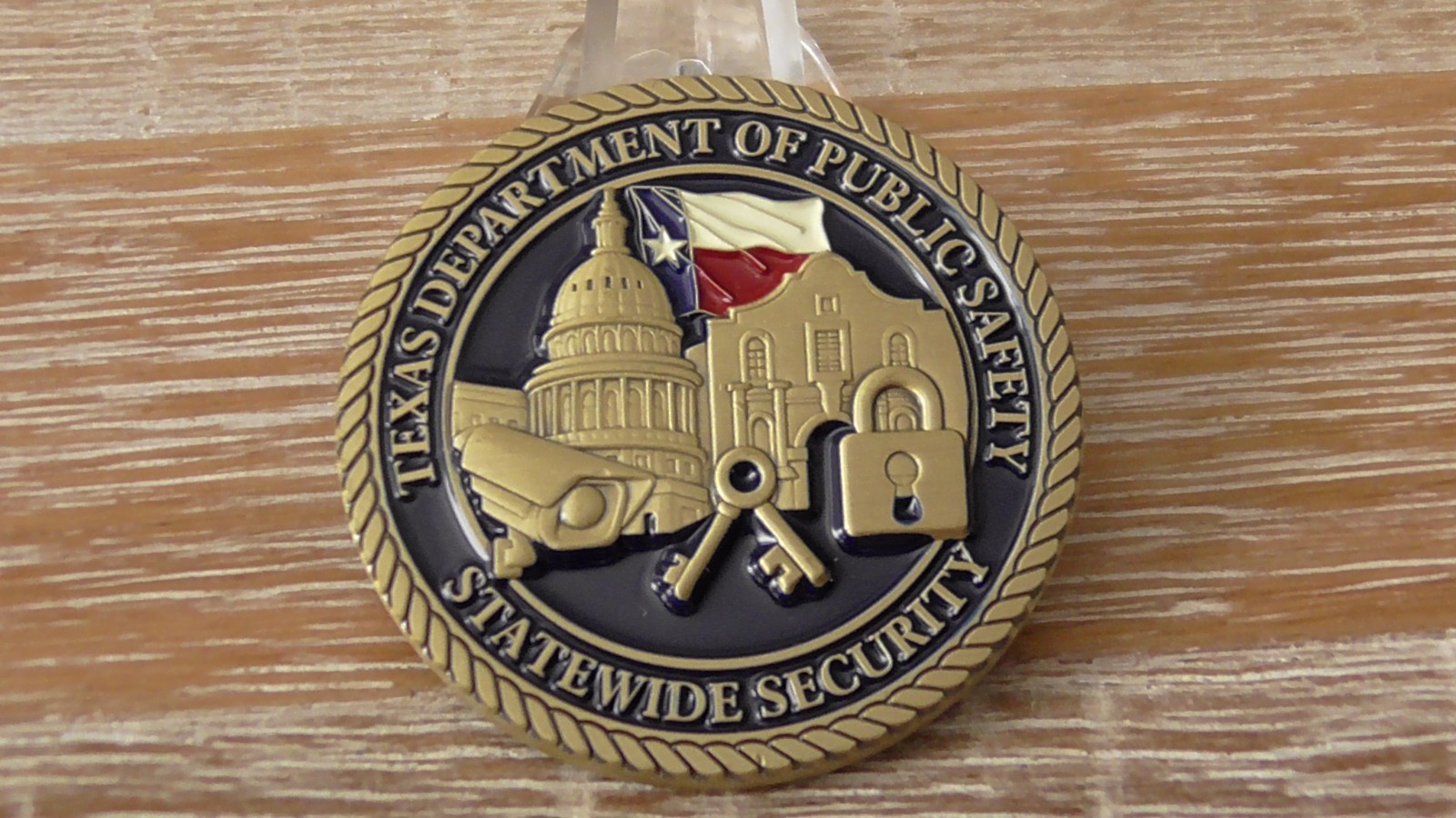 Texas DPS Department Public Safety Statewide Security Challenge Coin #F729