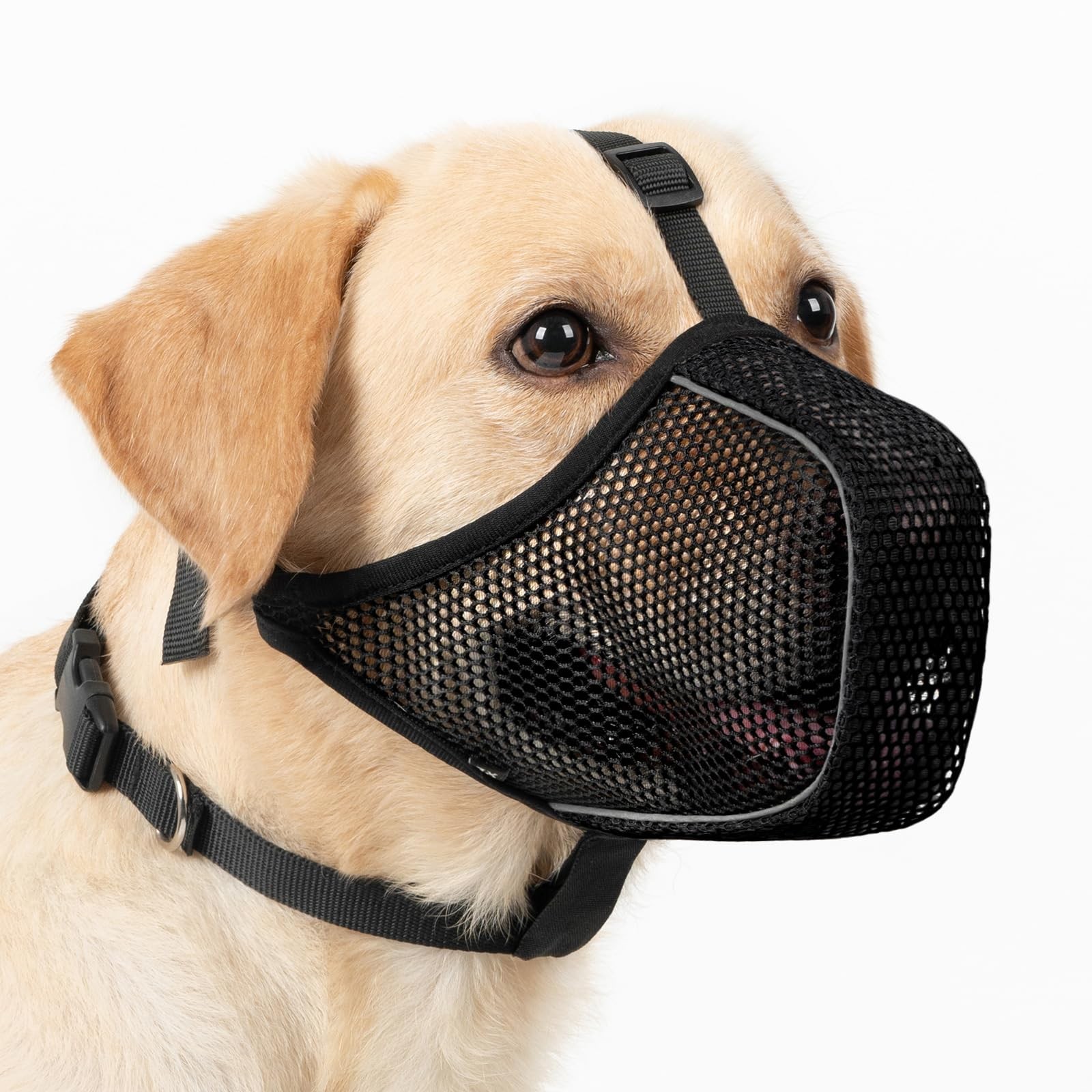 Dog Muzzle, Mesh Soft Muzzles for Large Medium Small Dogs Poodle Husky Doberm...