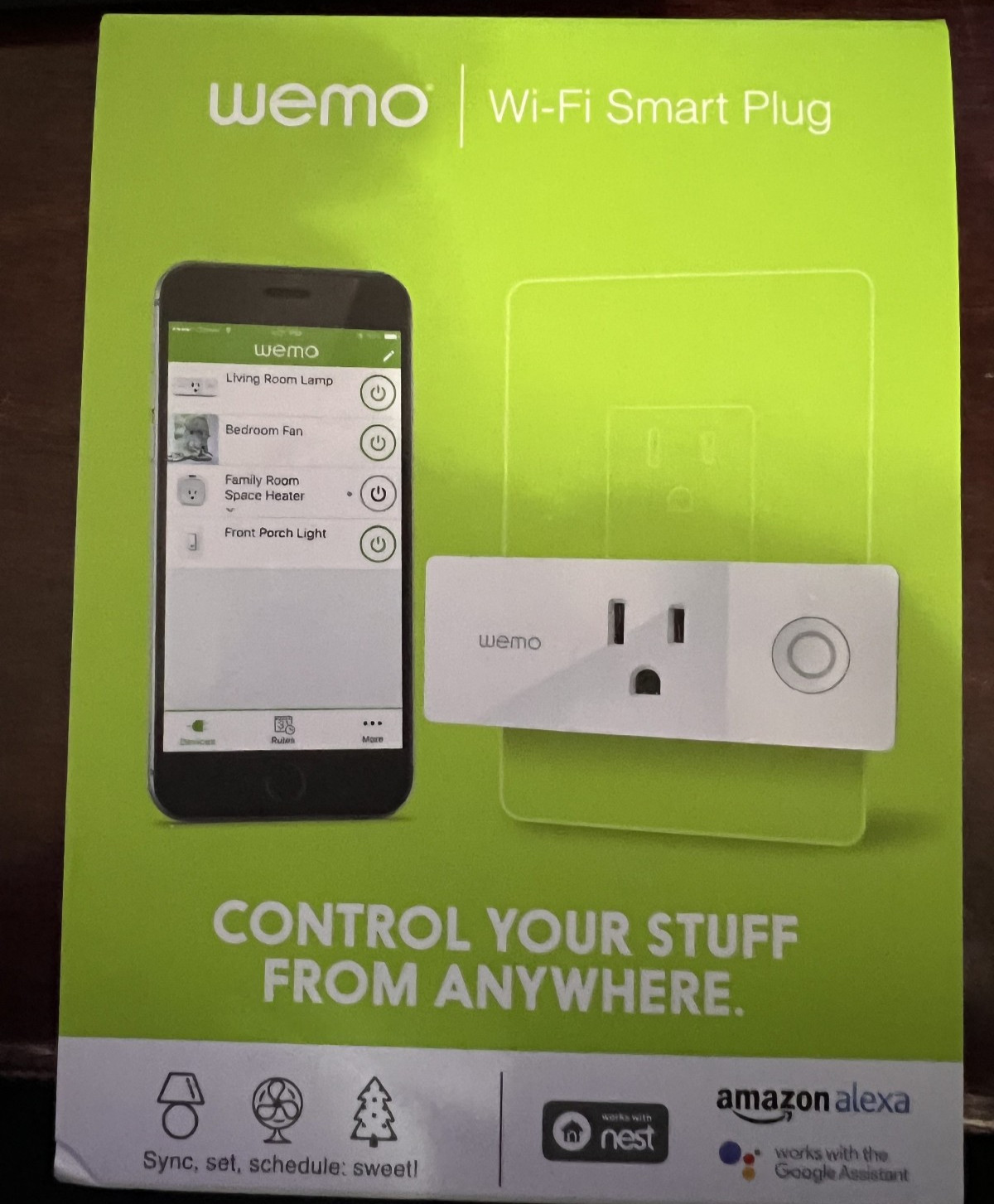 NEW still sealed WEMO Mini Wi‑Fi Smart Plug Alexa Google Apple