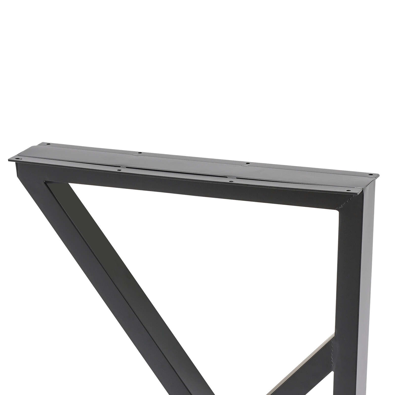 2pcs Metal Furniture Legs, Industrial Metal Table Legs, Black Furniture Legs
