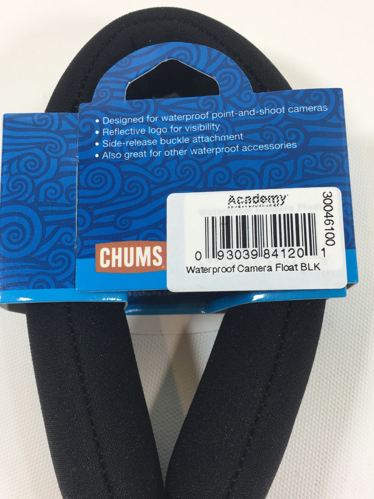 Chums Waterproof Black Camera Float Floats Many Waterproof Cameras Accessories