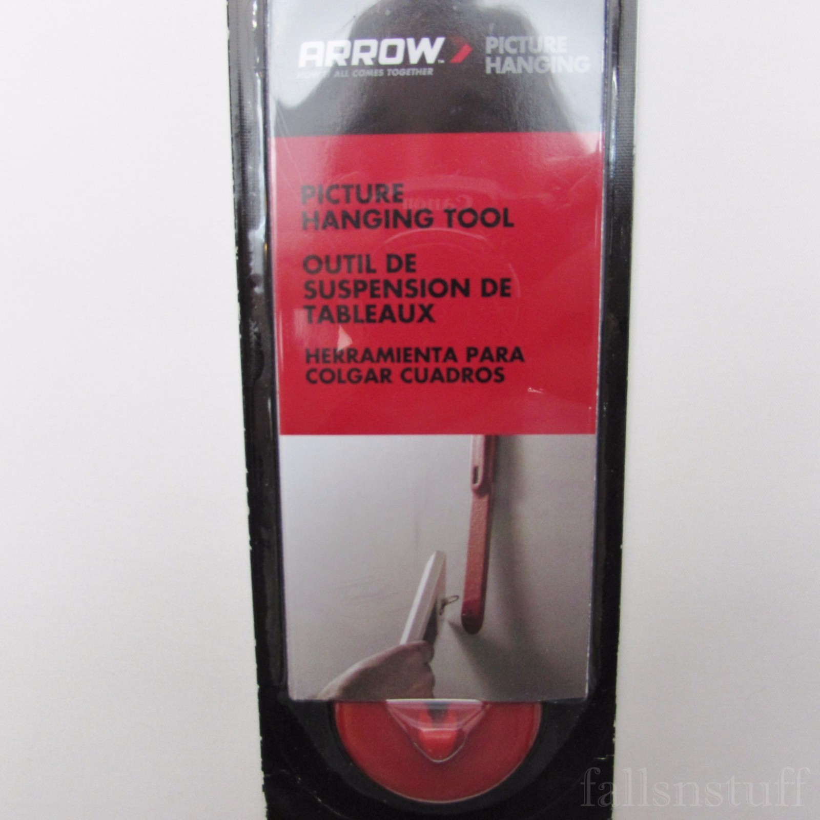 Arrow Picture Hanging Tool Level & E-Z Tweak Adjustable Hanger