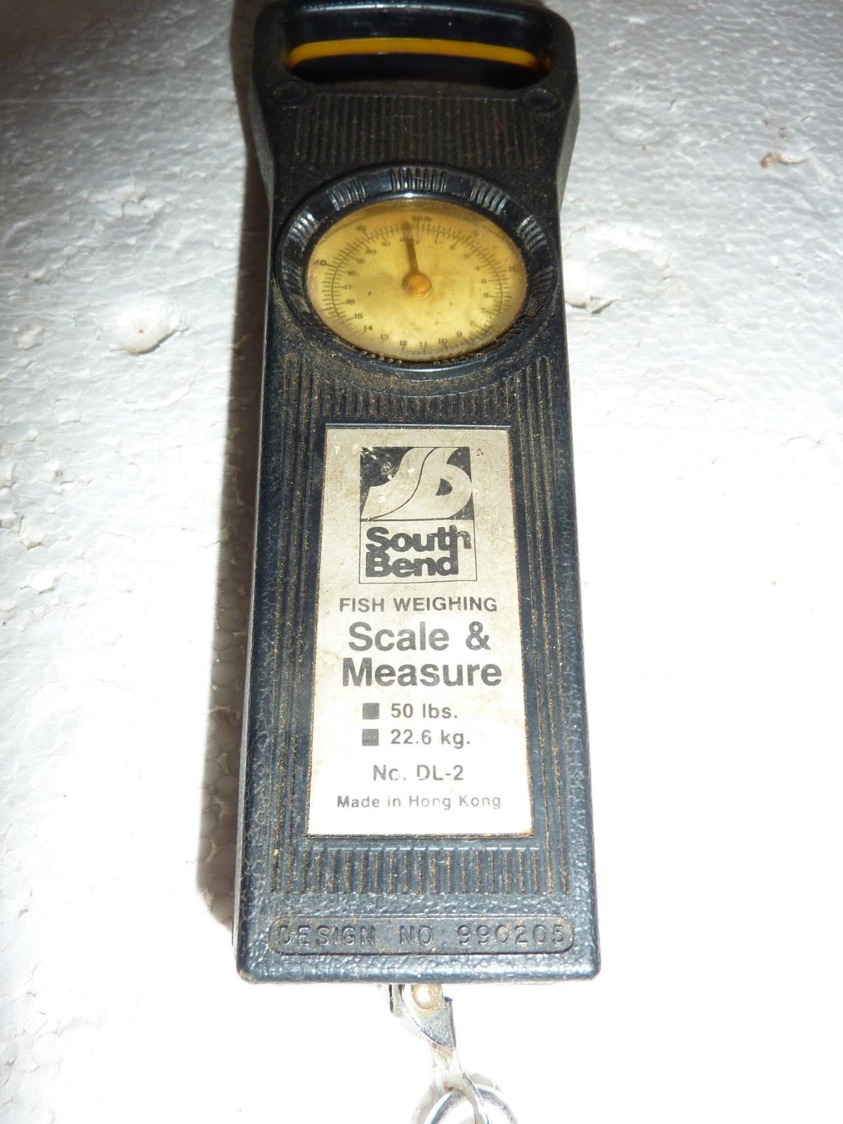 South Bend Fish Weighing Scale & Measure # DL-2 Weighs up to 50lb and 40" S-56