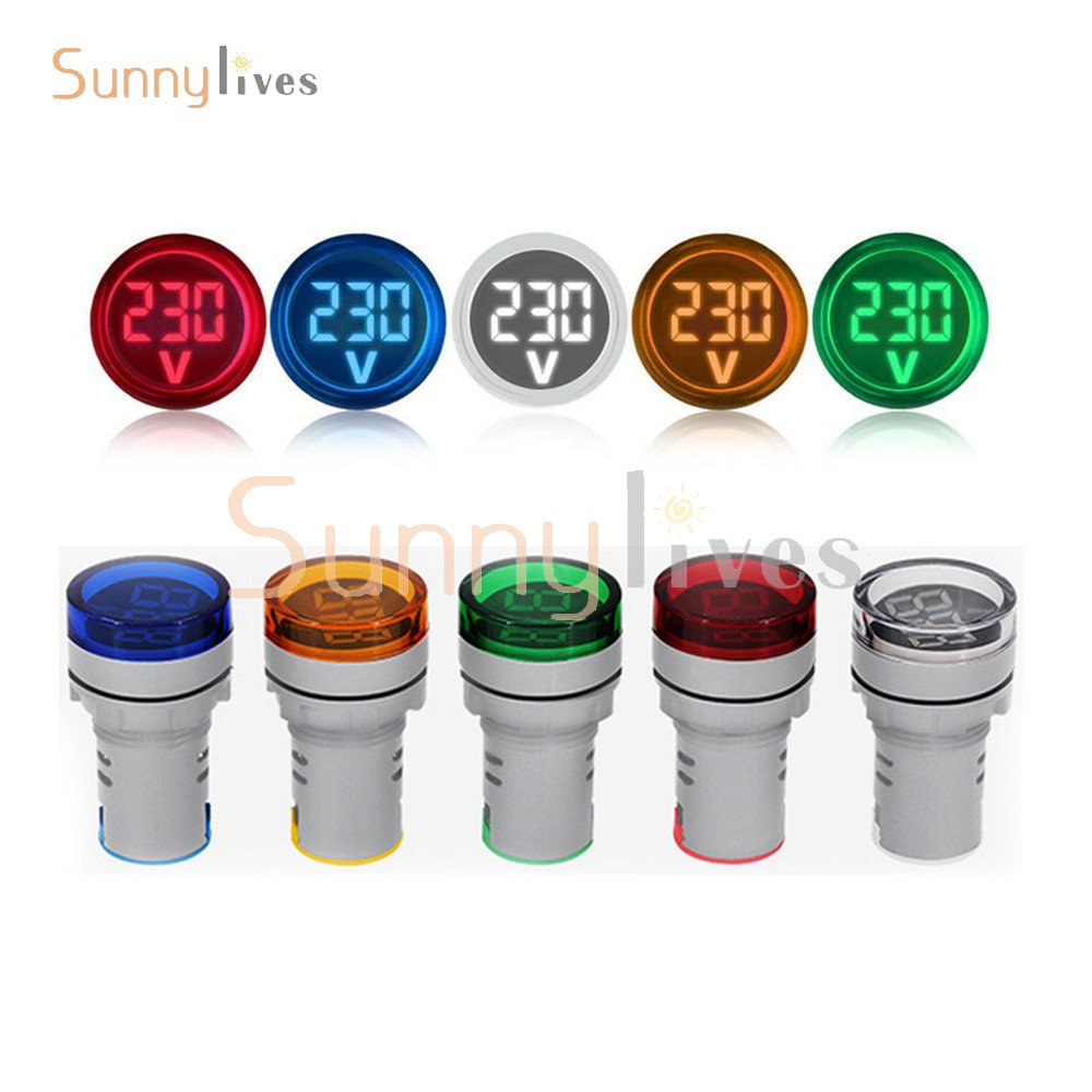 22MM Mini LED Voltmeter Digital Display Voltage Meter Volt Tester DC6V-100V