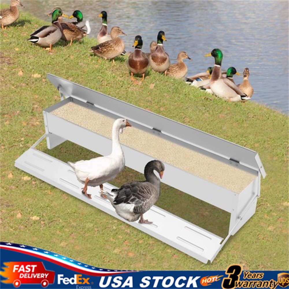 10kg Automatic Chicken Feeder Poultry Trough Auto Treadle Automatic Feeding