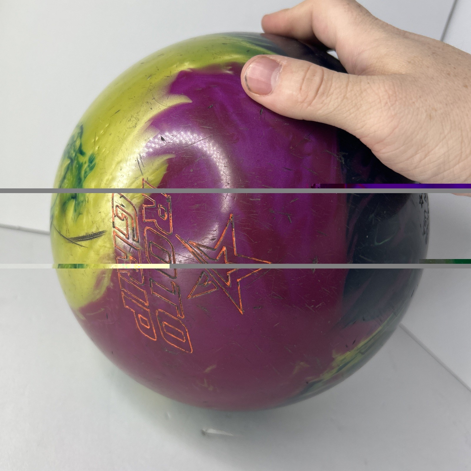 Bowling Ball RotoGrip "HY-WIRE" DRILLED WEIGHT Multicolored