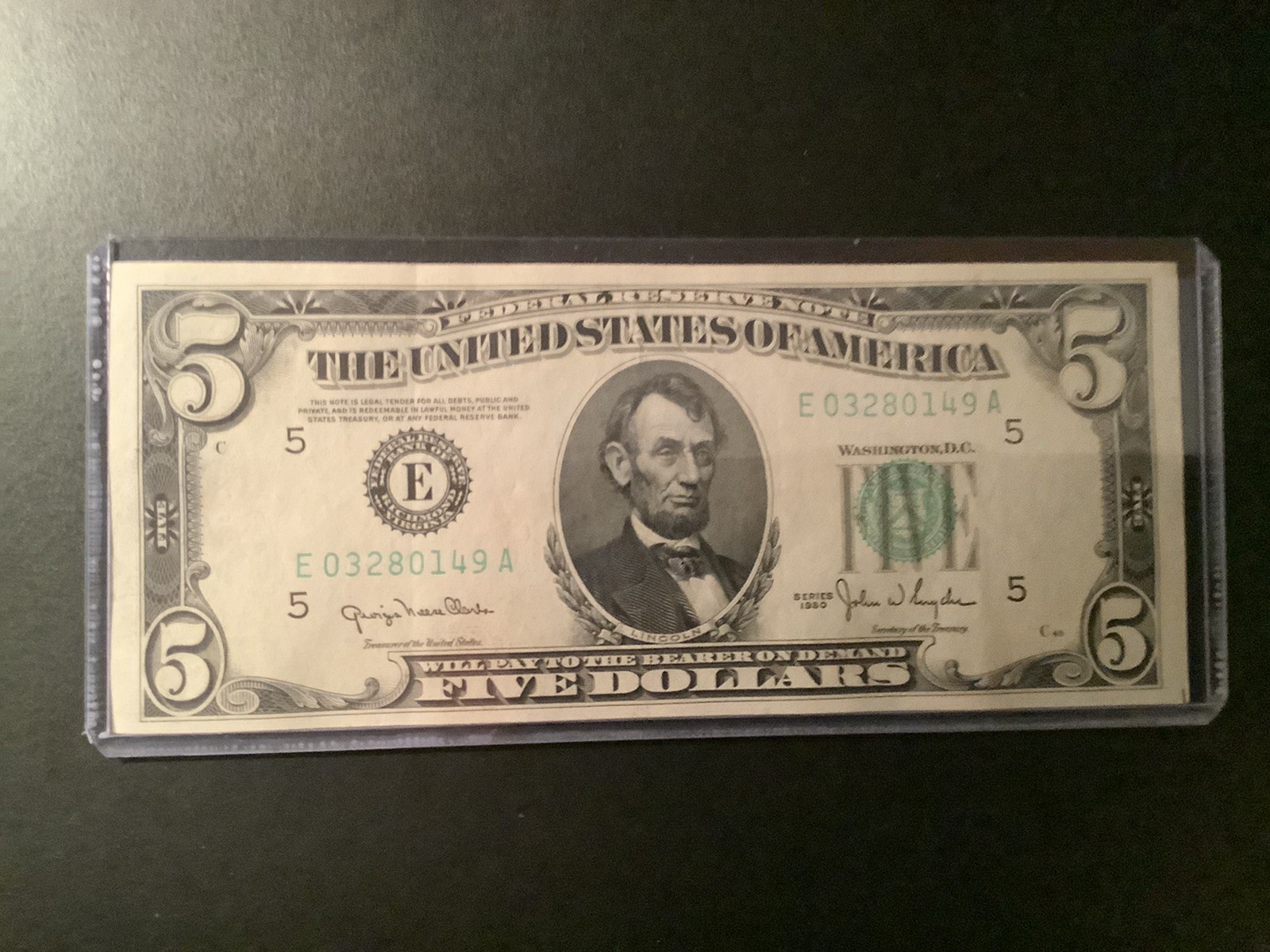 1950 Vintage Currency . ( $50,$20,$10, and $5.)