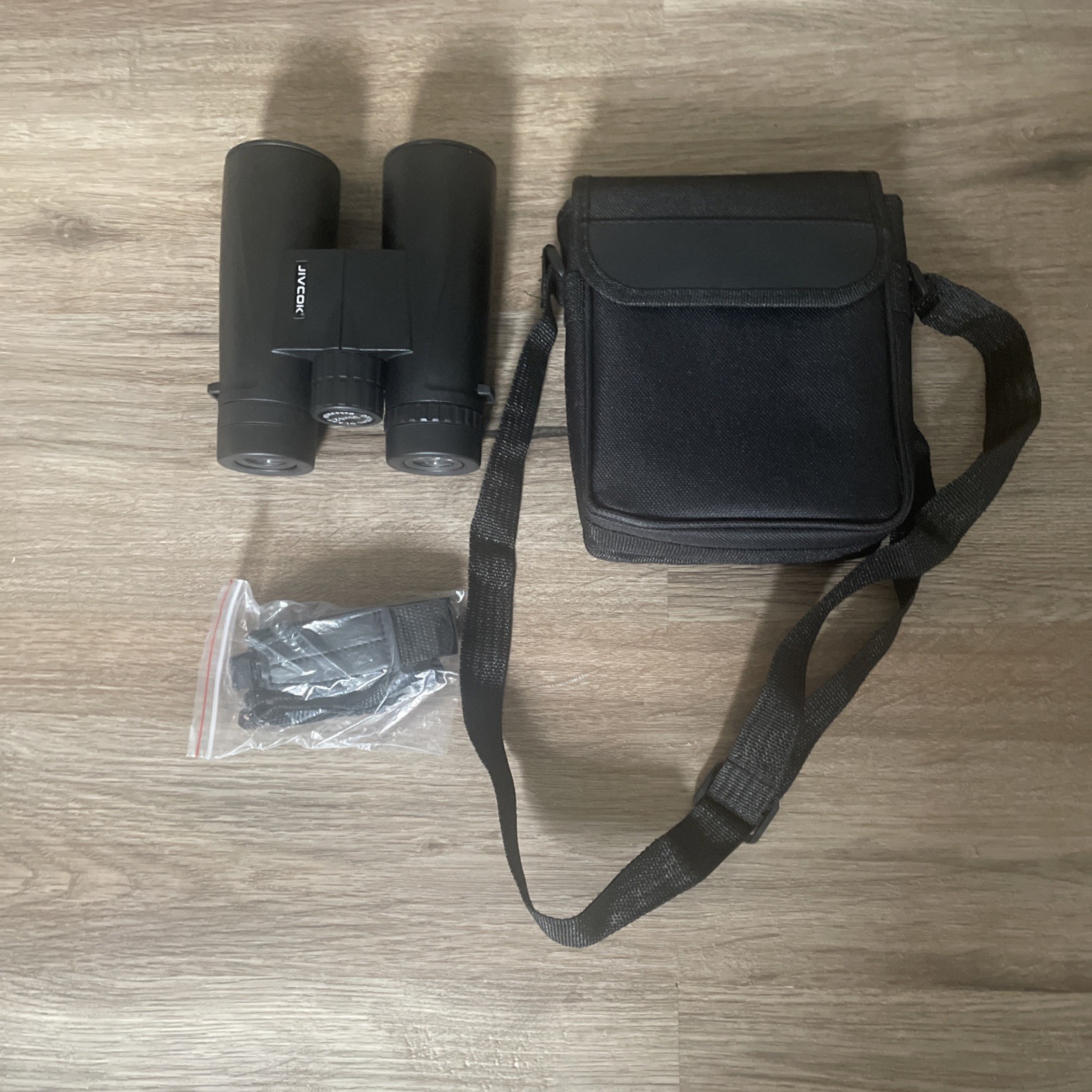 Jivcok Optical Glass 30X52 Back 4 Prism HD Binoculars with Case and Strap Black