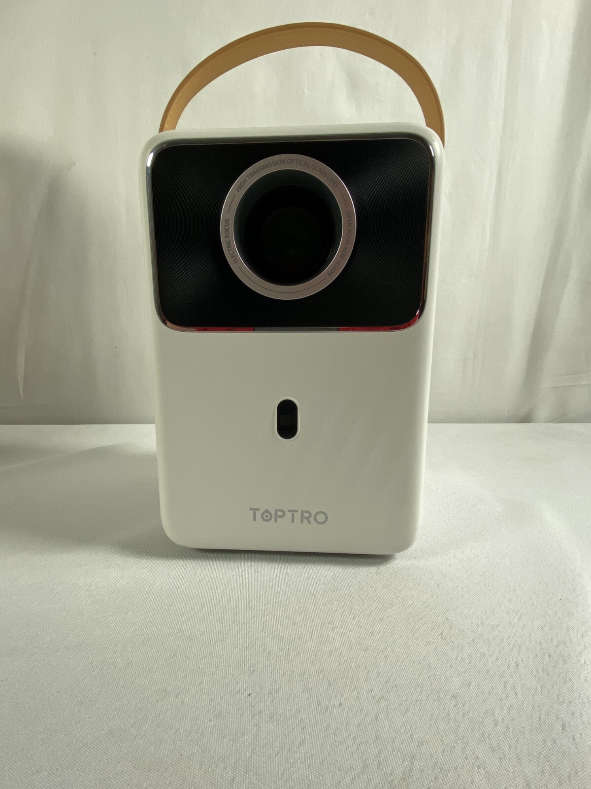 Toptro B1 White Portable HDMI Standard Battery Video Projector