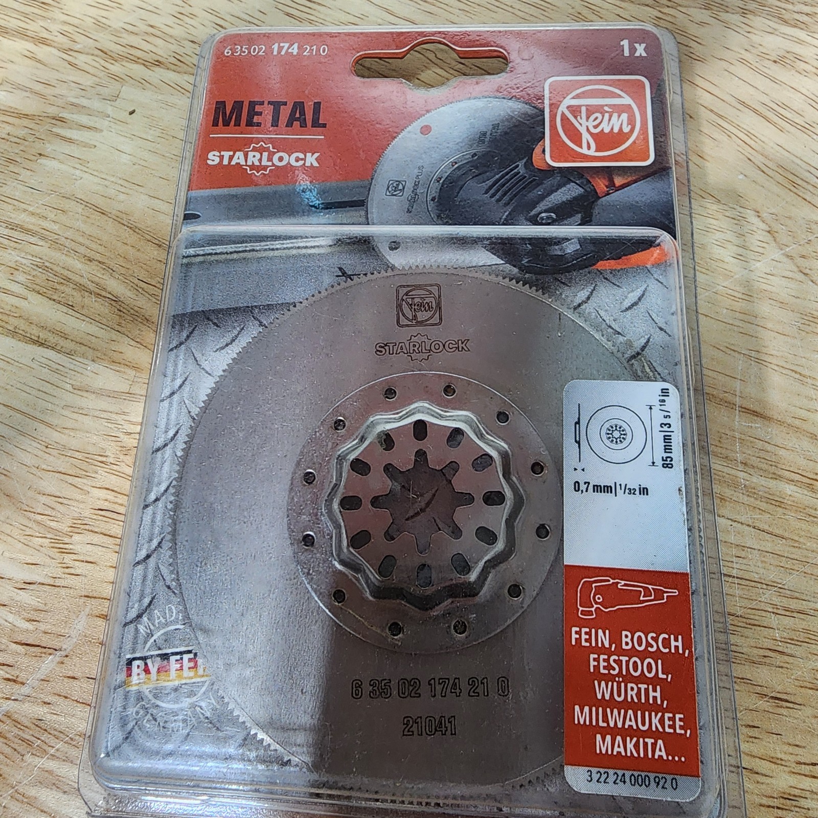 FEIN Multi Tool Blade Attachment 63502174210