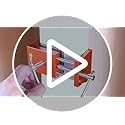 ECY Cabinet Face Frame Alignment Clamps - 2 Pack Orange Aluminum