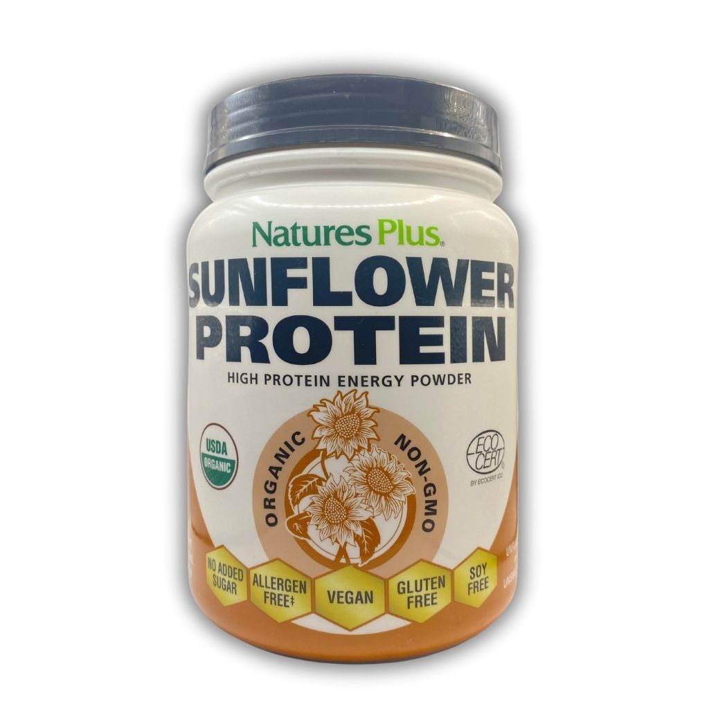 Sunflower Protein • Organic • Unflavored • Natures Plus • 15 Servs • 1.22 lbs