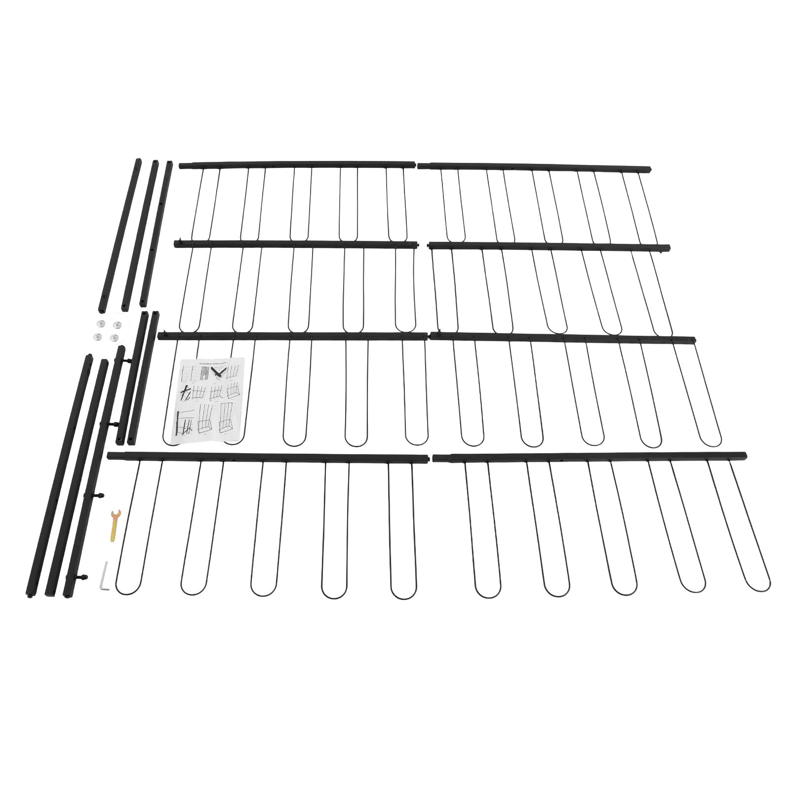 Vinyl Roll Storage Rack, Durable Floor Organizer with 40 Shelves