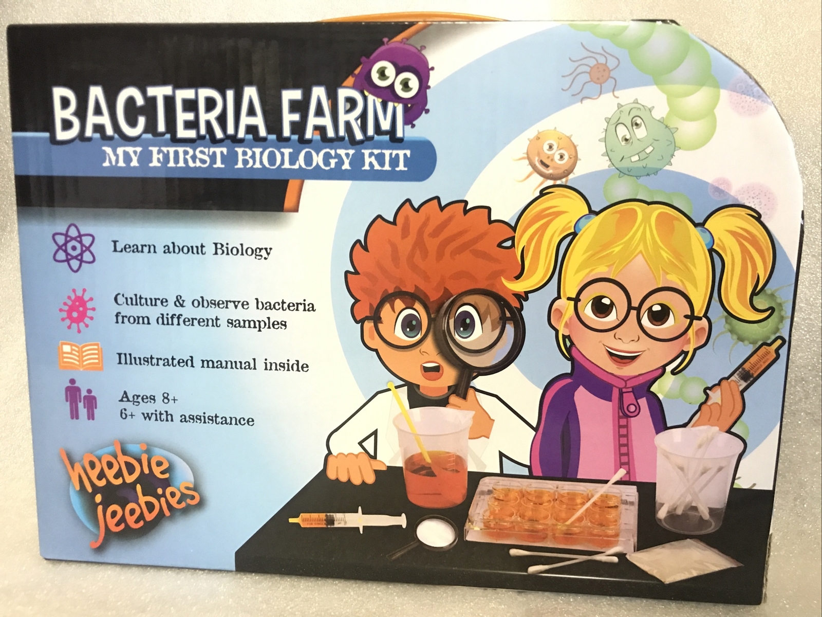 Bacteria Farm My First Biology Kit (1) B#9150 Heebie Jeebies