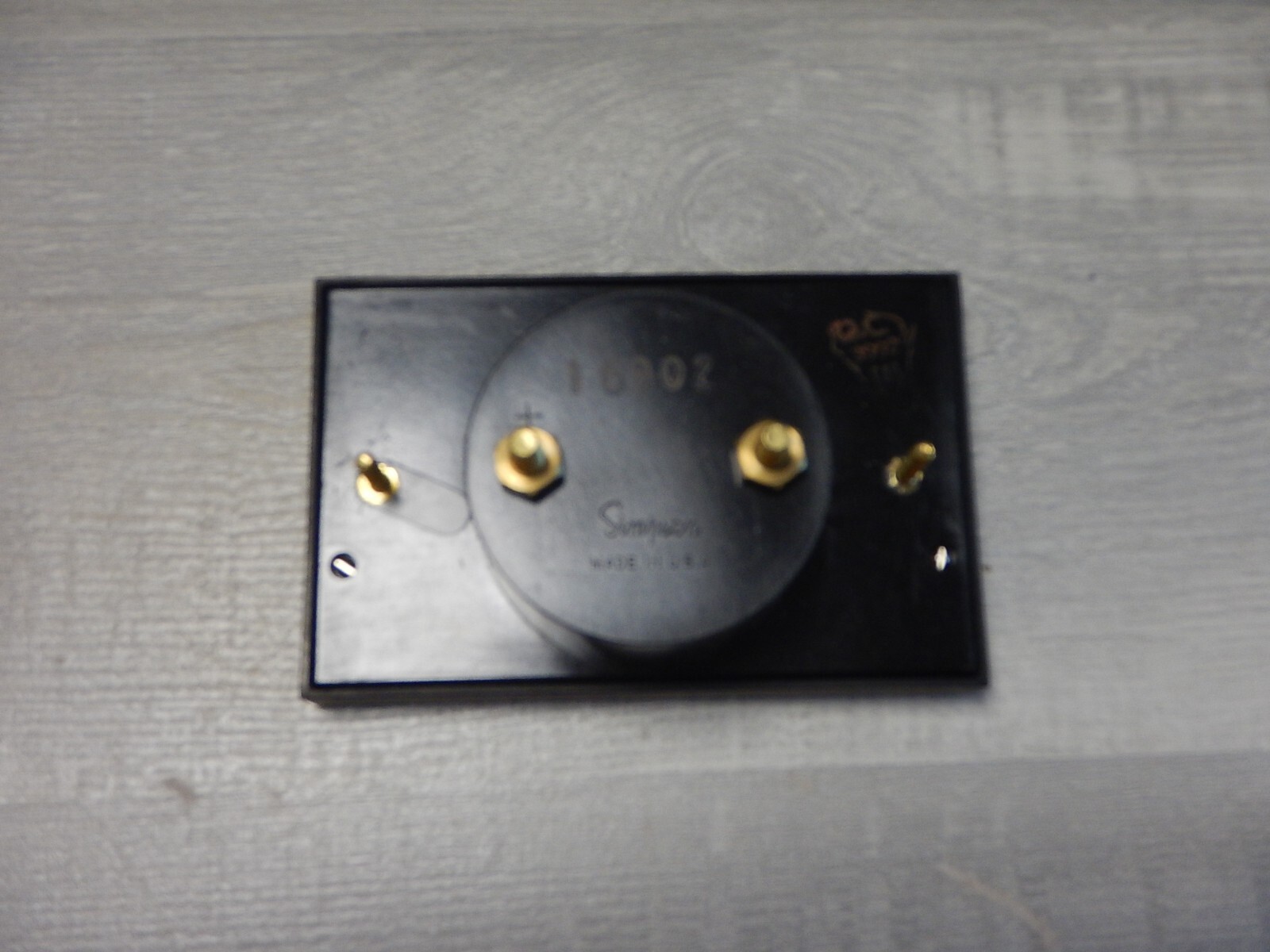 SIMPSON VOLT METER 524 17244 0-1 DC MS (NEW)