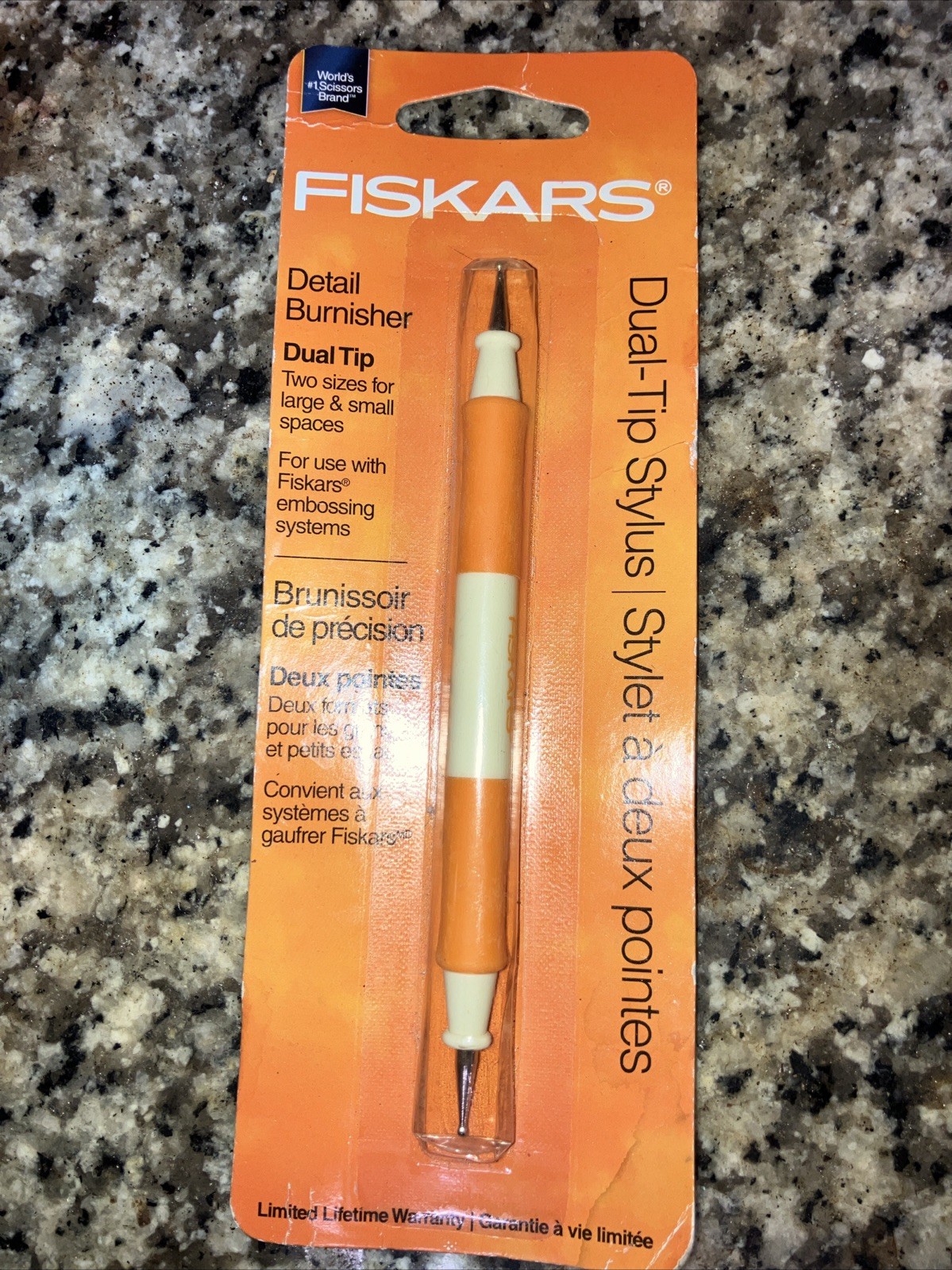 Fiskars - Detail Burnisher - Dual Tip Stylus New!