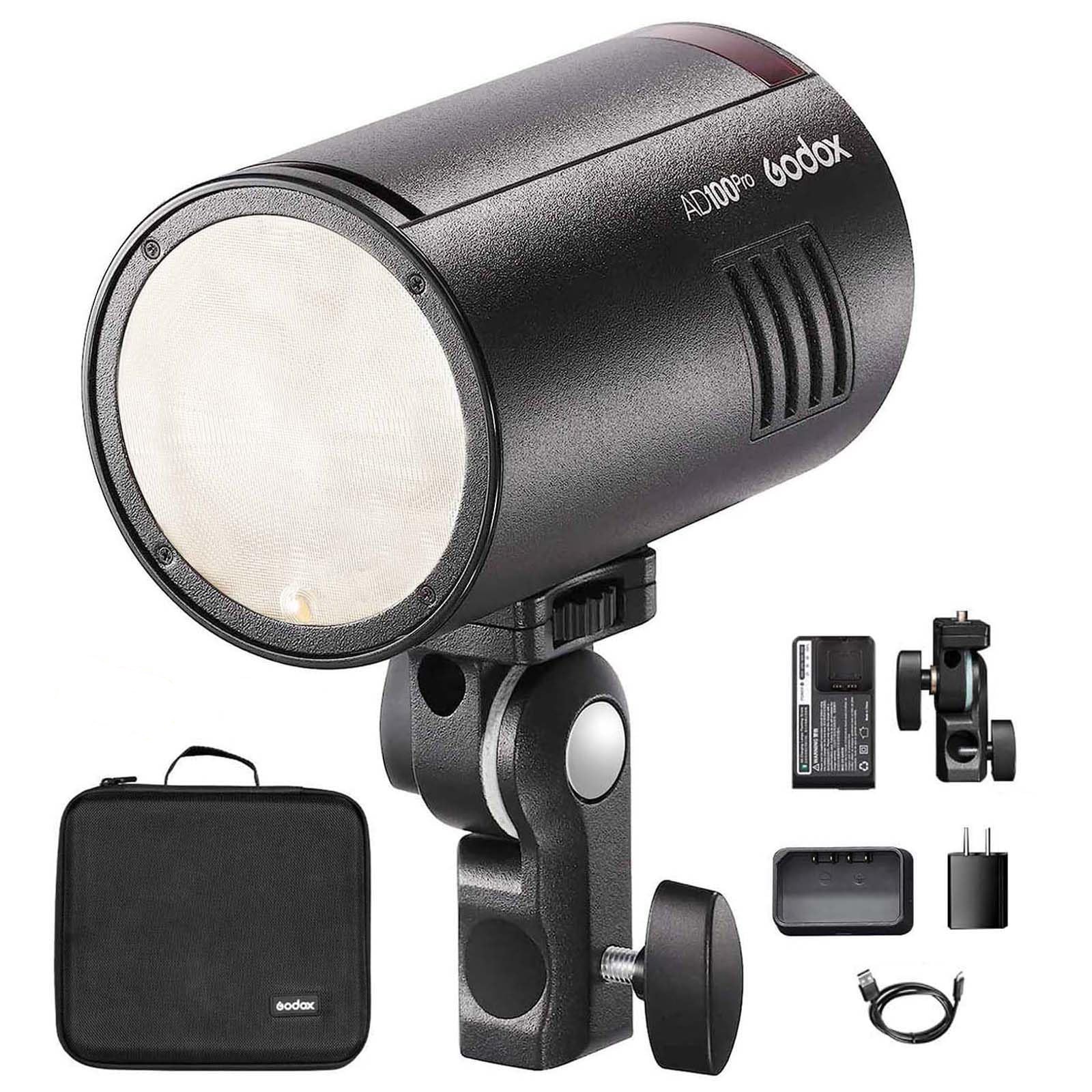 Godox AD100pro Strobe Flash Portable 2600mAh Battery 100Ws TTL/M/Multi Functions